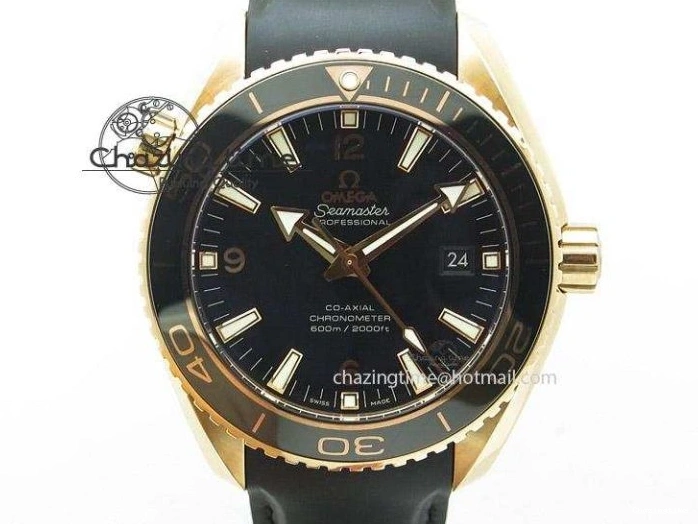 1218 Durable Planet Ocean Professional Ceramic Bezel 45.5mm 1:1 VSF Best Edition Orange Markers on SS Bracelet A8500 Super Clone 8052